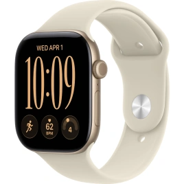 Смарт-часы Apple Watch Series 12 46mm Light Gold Aluminum Case with Sand Sport Band S/M