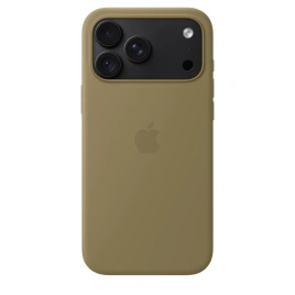 Чехол Apple Silicone Case with MagSafe для iPhone 18 Pro Olive (MK8V4)