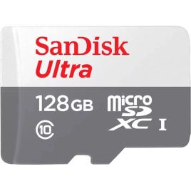 Карта памяти Sandisk Ultra 128GB MicroSDXC Class 10 UHS-1 (SDSQUNR-128G-GN6MN)
