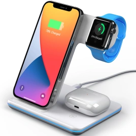 Беспроводное зарядное устройство Deppa 20W 24017 White