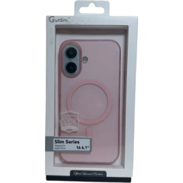 Чехол Gurdini Slim Series with MagSafe для iPhone 16 Pink
