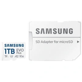 Карта памяти Samsung EVO Plus 1TB MicroSDXC Class 10/UHS-I U3 (MB-MC1T0SA)