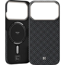 Чехол Benks ArmorGrid ArmorAir Case built with Kevlar для iPhone 17 Pro Max Obsidian Black