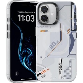 Чехол Benks Magnetic Perspective-Mecha Case with MagSafe для iPhone 16 White
