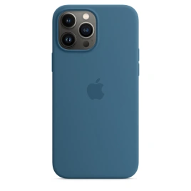 Силиконовый чехол Apple MagSafe для iPhone 13 Pro Max Полярная лазурь