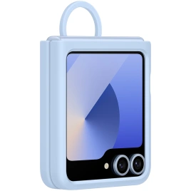 Чехол Samsung Silicone Case with Ring для Galaxy Z Flip6 Light Blue