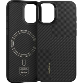 Чехол Benks Montage ArmorPro Case built with Kevlar для iPhone 16 Black