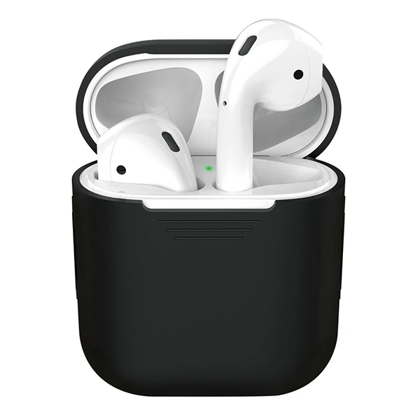 Силиконовый чехол Deppa для AirPods (47005) Black фото 1
