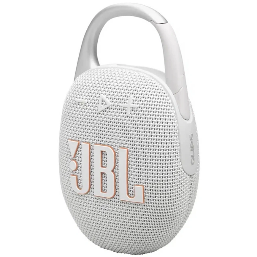 Портативная колонка JBL Clip 5 White фото 4