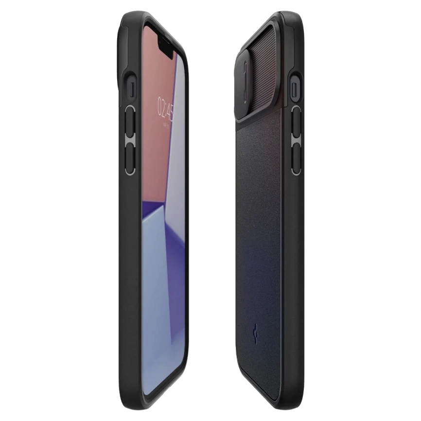 Чехол Spigen Optik Armor (MagFit) для iPhone 14 (ACS05070) Black фото 6