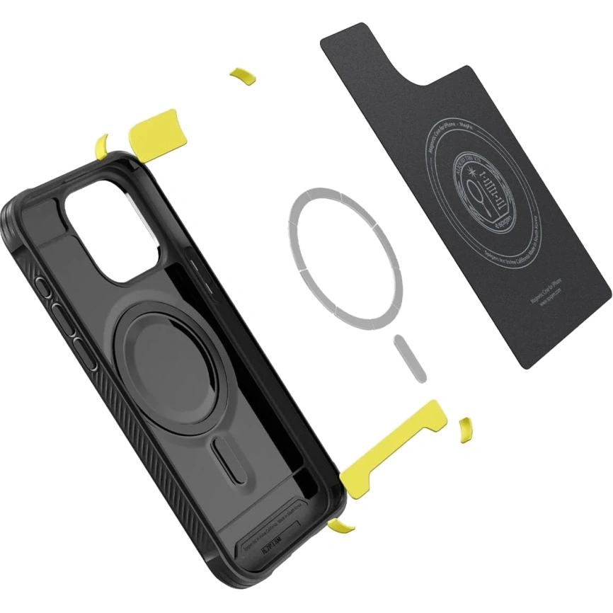 Чехол Spigen Rugged Armor Mag Magsafe для iPhone 15 Pro Max (ACS06561) Matte Black фото 10