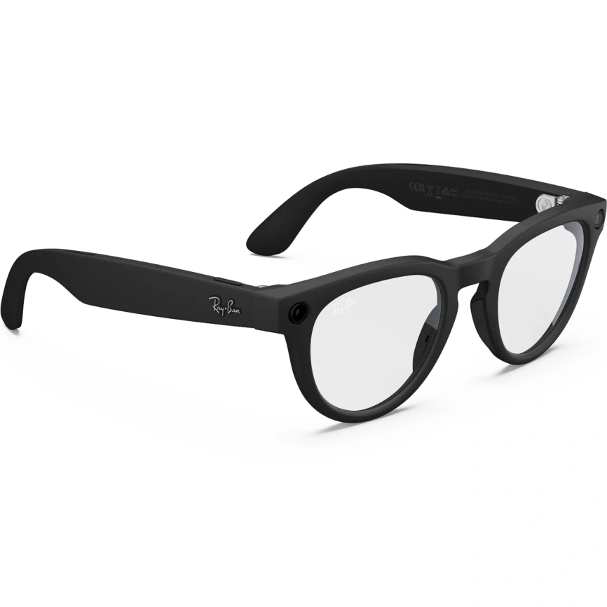 Умные очки Ray-Ban Headliner (Gen 2) Matte Black (RW4013) M Clear фото 3