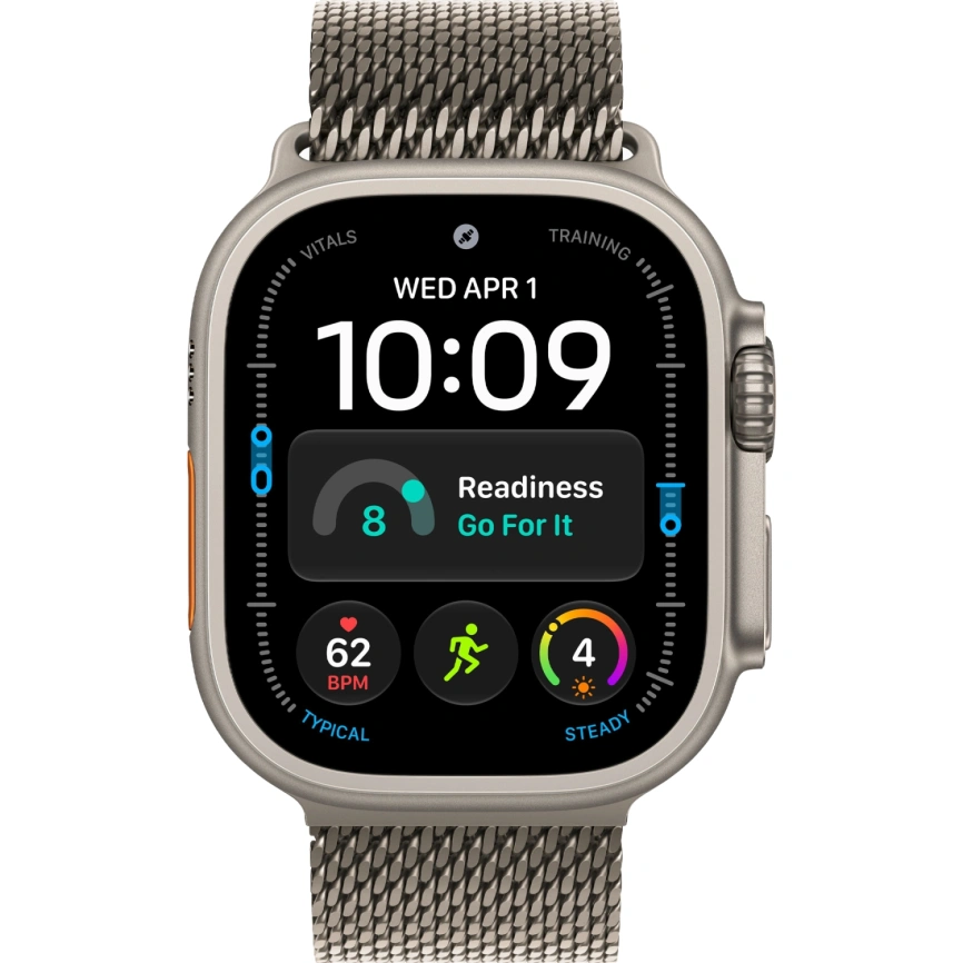 Смарт-часы Apple Watch Ultra 4 (2026) 49mm Natural Titanium Case with Natural Titanium Milanese Loop L фото 3