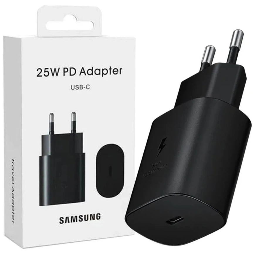 Сетевое зарядное устройство Samsung 25W USB-C EP-TA800 Black фото 4