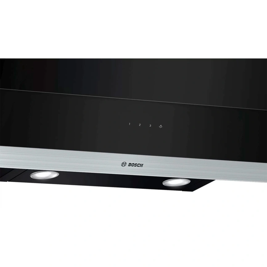 Встраиваемая вытяжка Bosch Serie 4 DWK065G60T Black/Silver фото 2