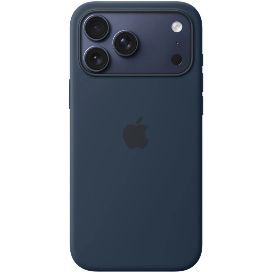 Чехол Apple Silicone Case with MagSafe для iPhone 17 Pro Max Midnight фото 1