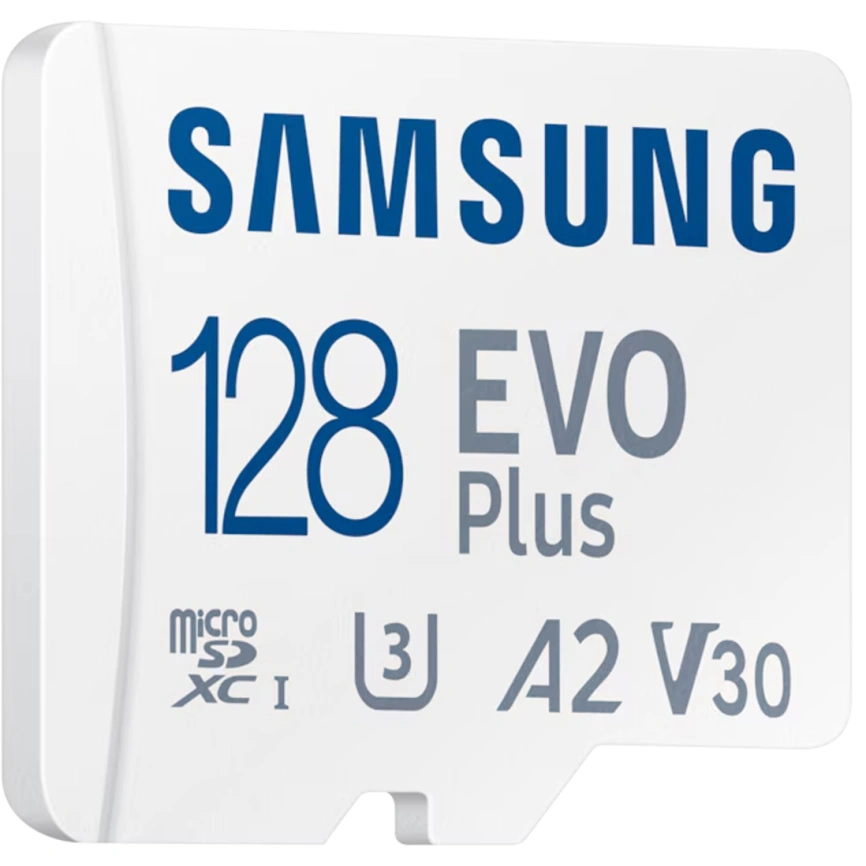 Карта памяти Samsung EVO Plus 128GB MicroSDXC Class 10/UHS-I U3 (MB-MC128SA) фото 3