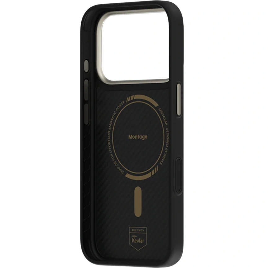 Чехол Benks Montage ArmorPro Case built with Kevlar для iPhone 17 Pro Black фото 2