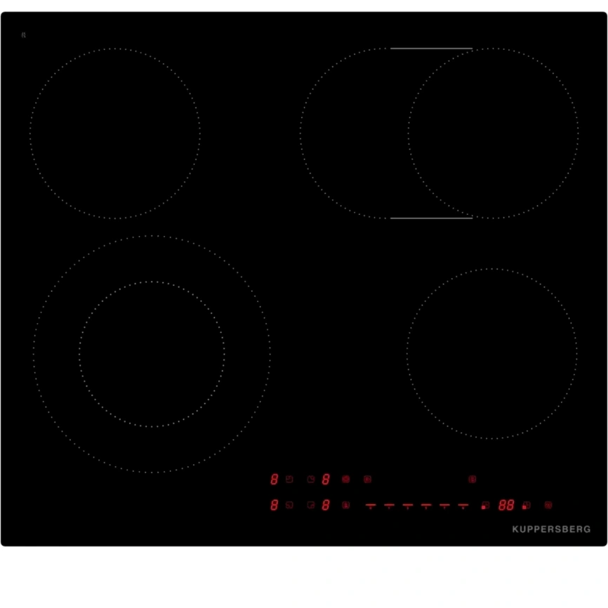 Электрическая варочная панель Kuppersberg ECS 624 Black фото 2