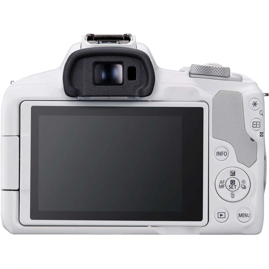 Фотоаппарат Canon EOS R50 Kit RF-S 18-45mm White фото 3