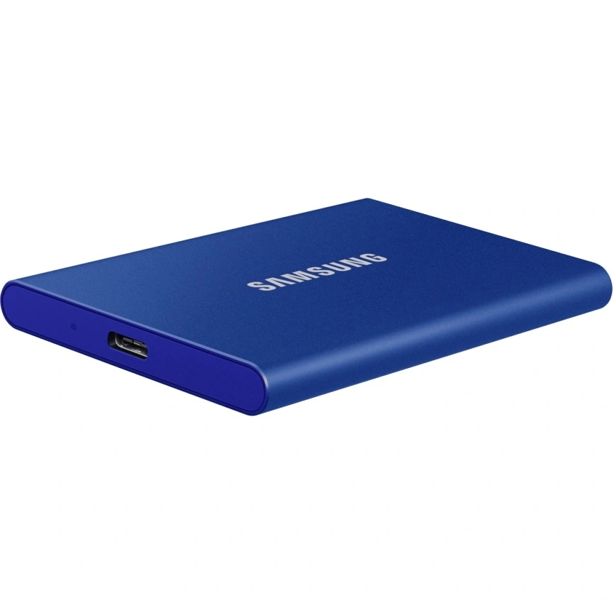 Внешний SSD накопитель Samsung T7 USB 3.2 Type-C 2TB Blue (MU-PC2T0H/WW) фото 1