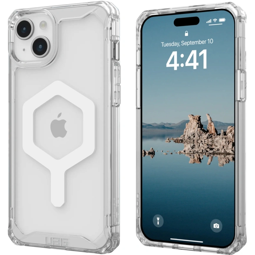 Чехол UAG Plyo with MagSafe для iPhone 15 Ice/White (114294114341) фото 2