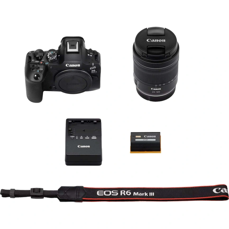 Фотоаппарат Canon EOS R6 Mark III Kit RF 24-105mm IS STM Black фото 6