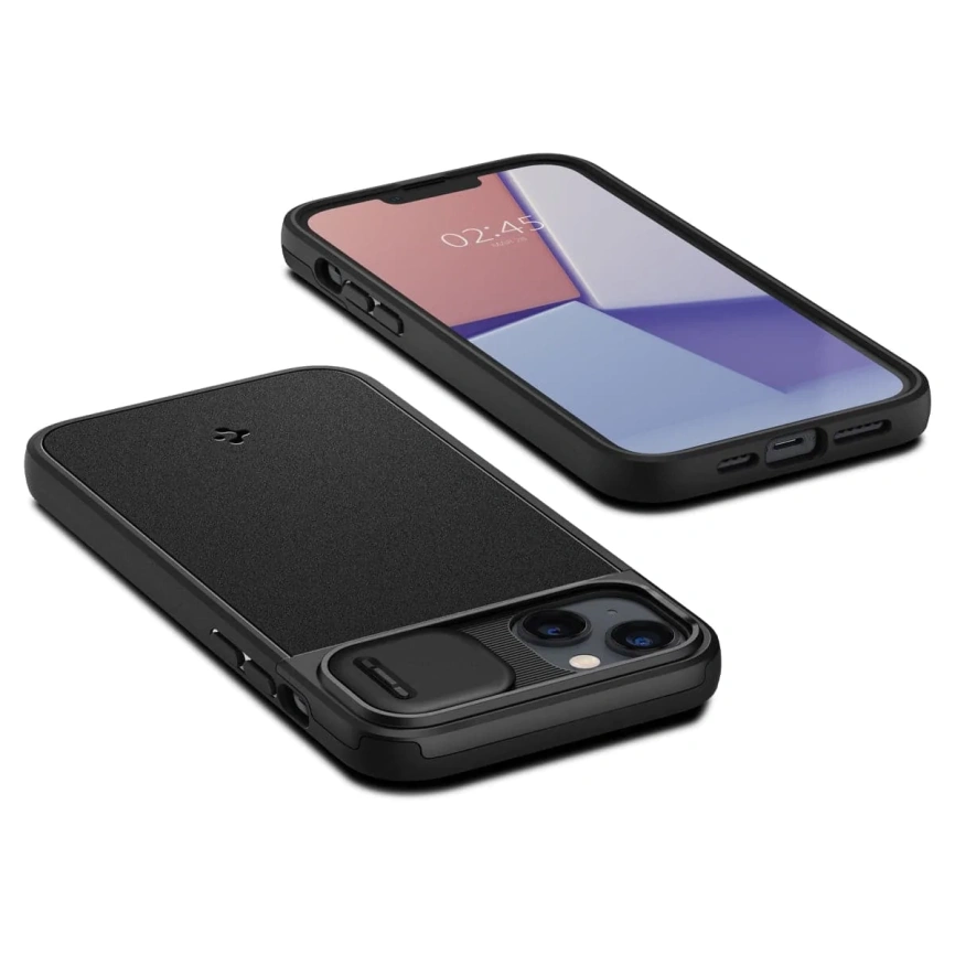 Чехол Spigen Optik Armor (MagFit) для iPhone 14 (ACS05070) Black фото 14