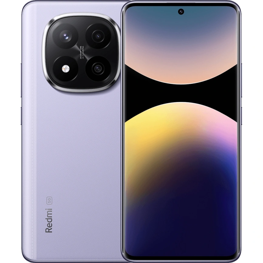 Смартфон Xiaomi Redmi Note 14 Pro Plus 5G 8/256Gb Lavender Purple Global Version фото 1