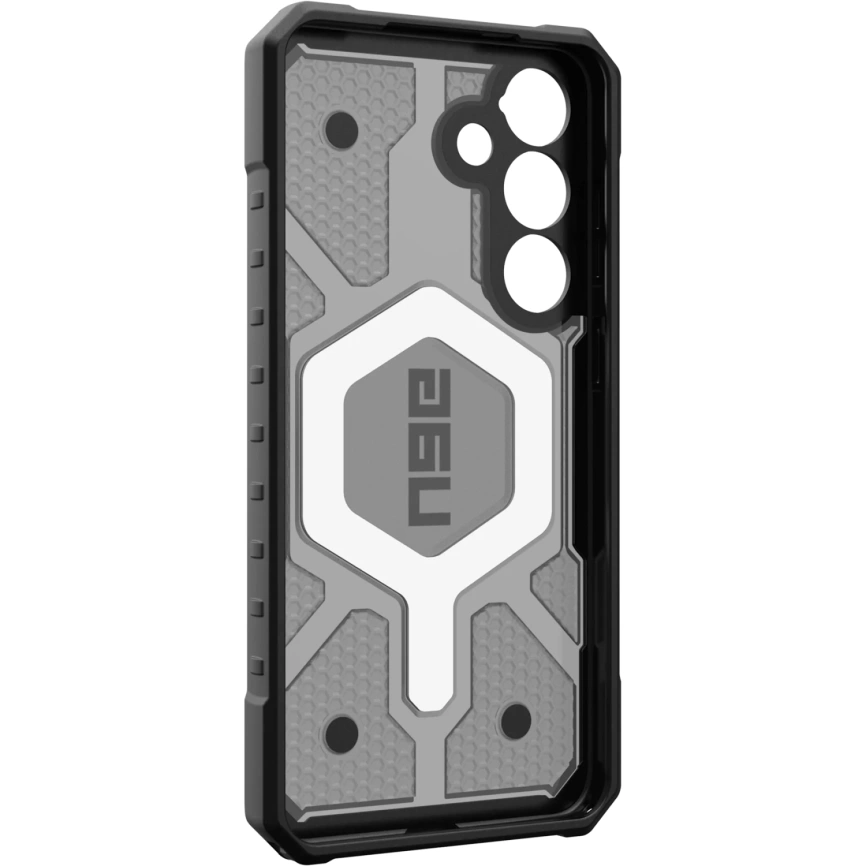 Чехол UAG MagSafe Pathfinder Clear для Samsung Galaxy S25 Ash фото 2