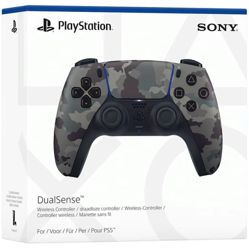 Джойстик беспроводной Sony DualSense для PS5 Camouflage фото 3