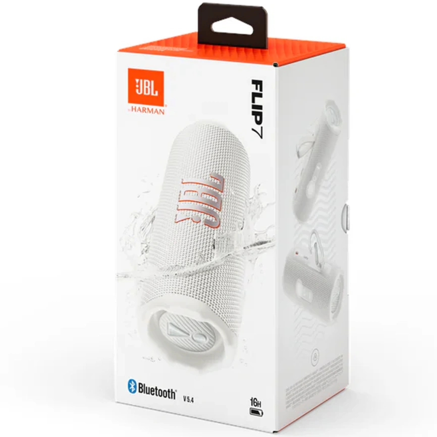Портативная колонка JBL Flip 7 White фото 6