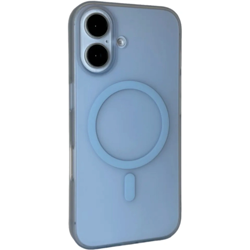 Чехол Gurdini Slim Series with MagSafe для iPhone 16 Blue фото 1