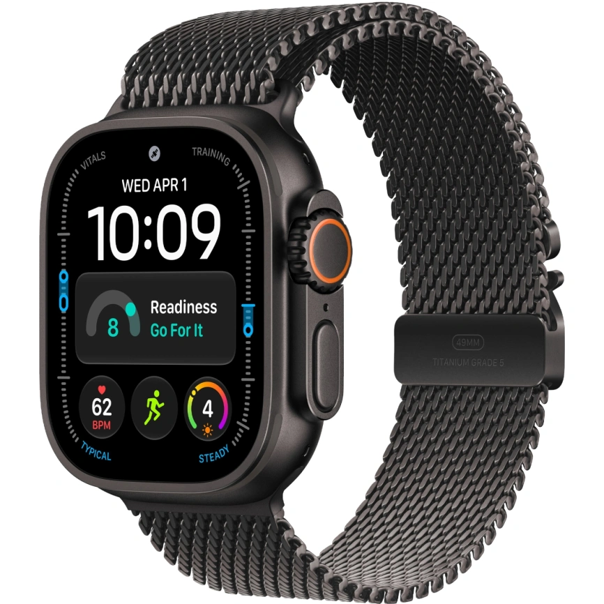 Смарт-часы Apple Watch Ultra 4 (2026) 49mm Black Titanium Case with Black Titanium Milanese Loop S фото 1