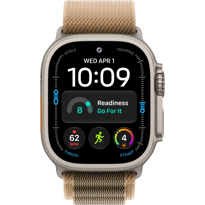 Смарт-часы Apple Watch Ultra 4 (2026) 49mm Natural Titanium Case with Desert Alpine Loop M фото 3