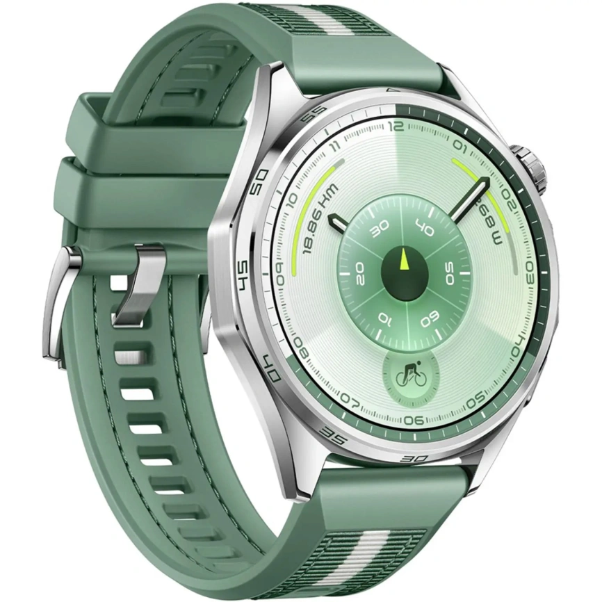 Смарт-часы Huawei Watch GT 6 46mm Green/Green Woven (55020FWD) фото 3