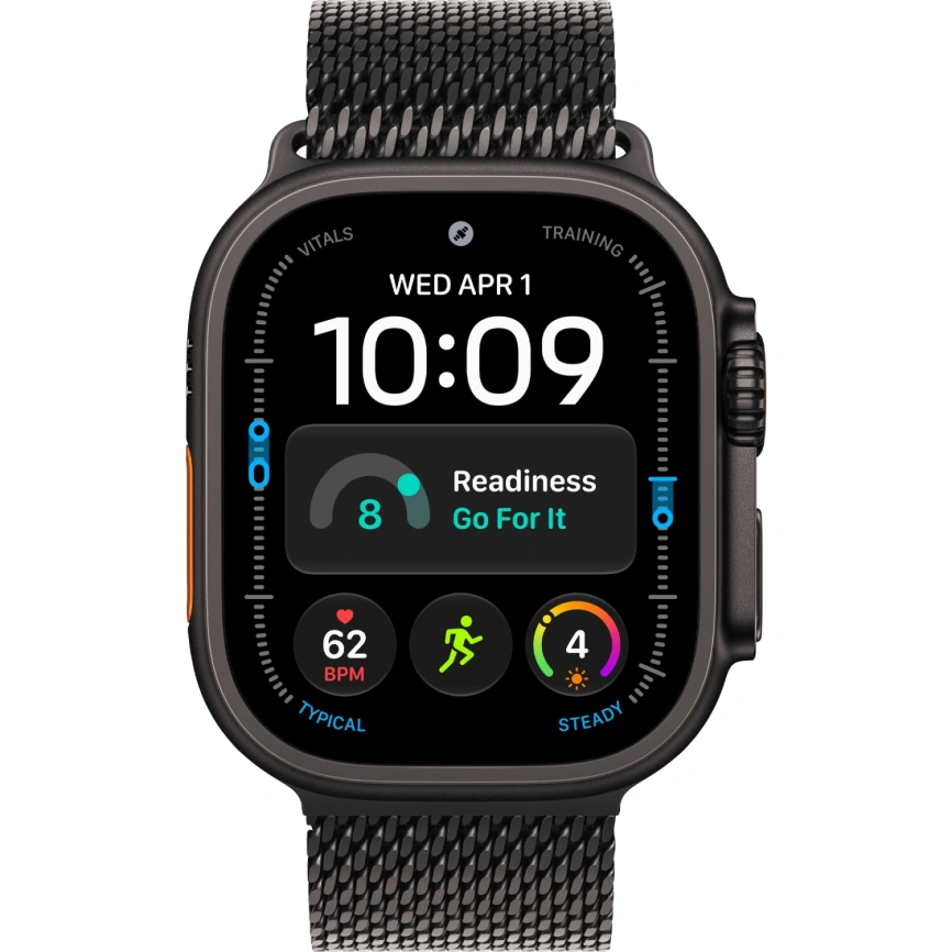 Смарт-часы Apple Watch Ultra 4 (2026) 49mm Black Titanium Case with Black Titanium Milanese Loop L фото 3