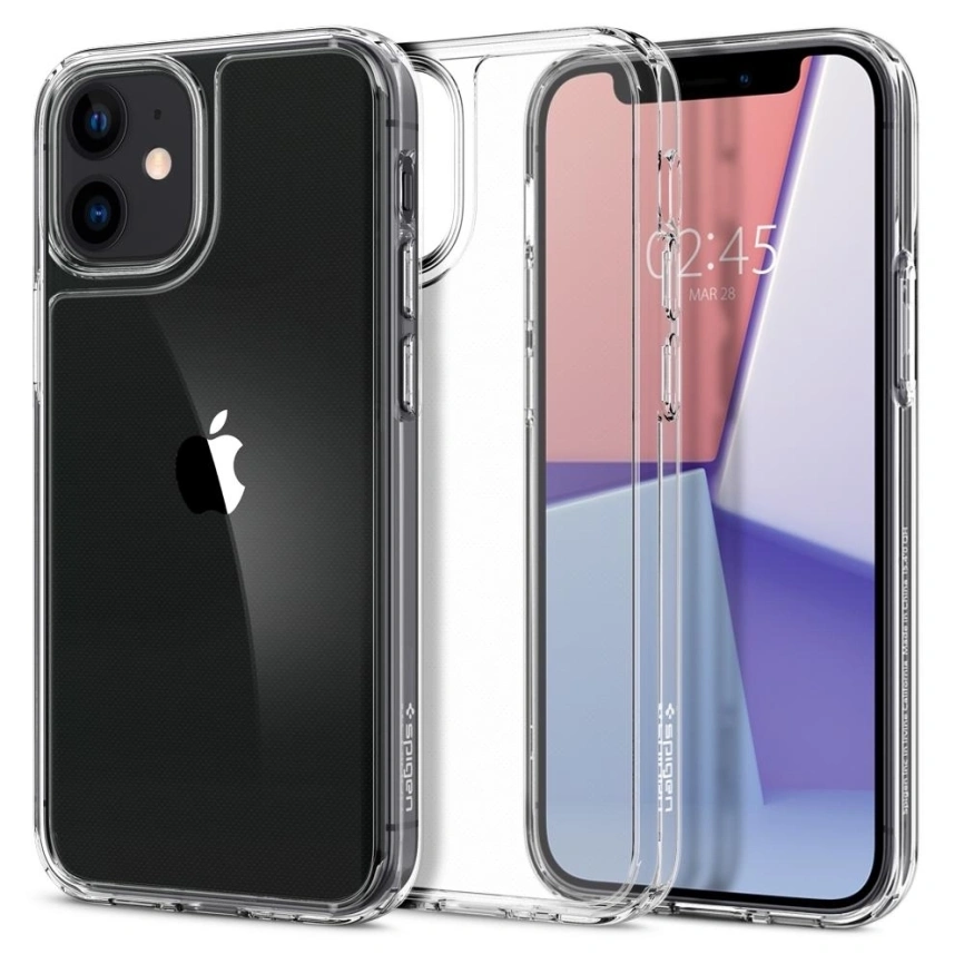 Чехол Spigen Quartz Hybrid для iPhone 12 Mini (ACS01748) Crystal Clear фото 1