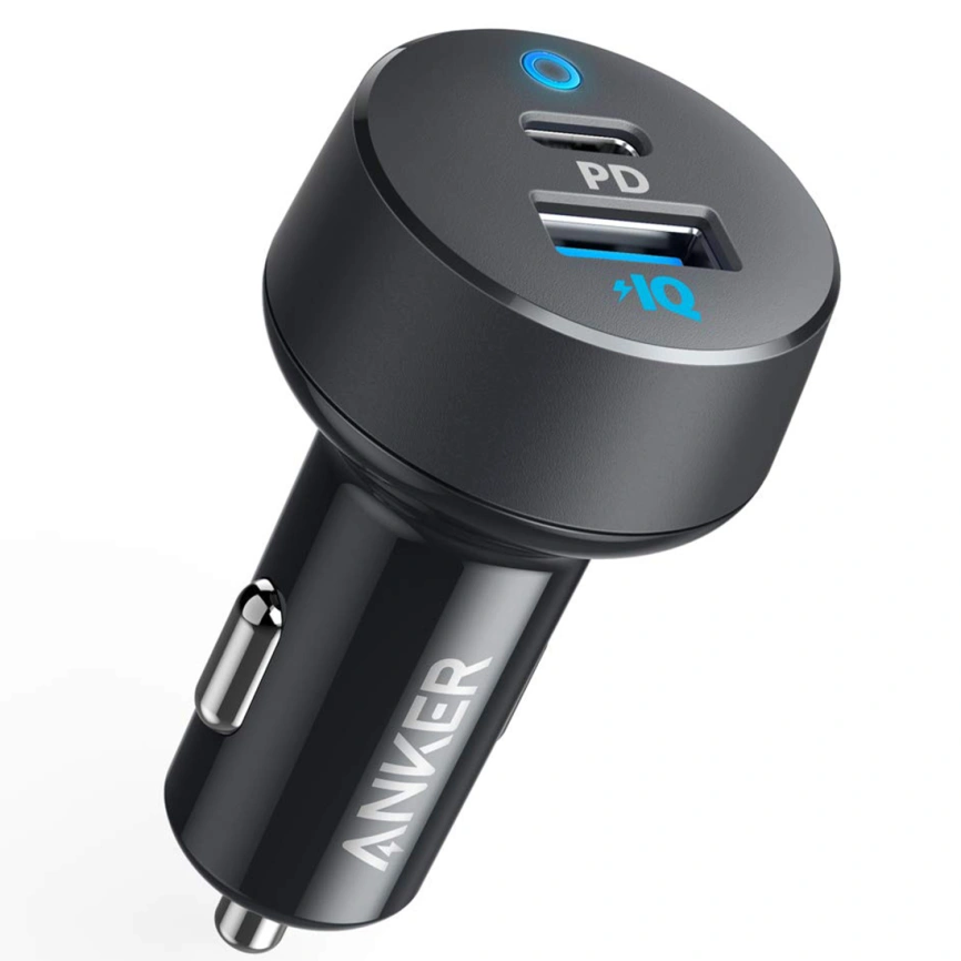 Автомобильное зарядное устройство Anker PowerDrive PD 2 30W USB-A/USB-C 2720011 Black фото 1