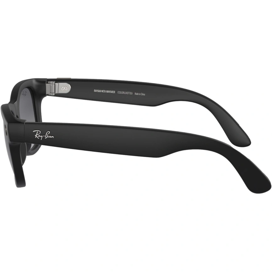 Умные очки Ray-Ban Wayfarer Matte Black/Polar (RW4008) L Gradient Graphite фото 5