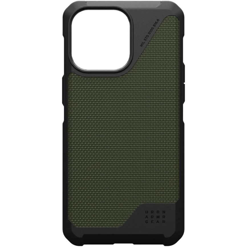 Чехол UAG с поддержкой MagSafe Metropolis LT для iPhone 15 Pro Kevlar Olive (114277113972) фото 1